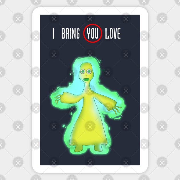 I Bring You Love Sticker by thecalgee